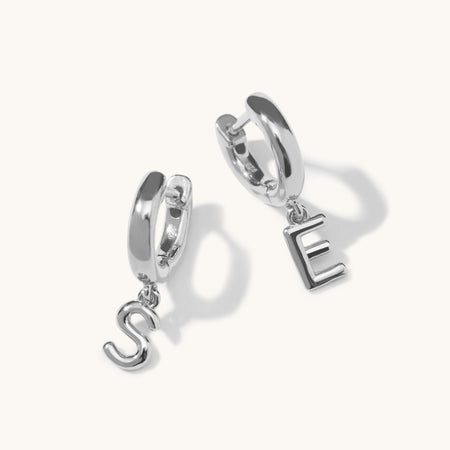 Love Letter Hoops Silver